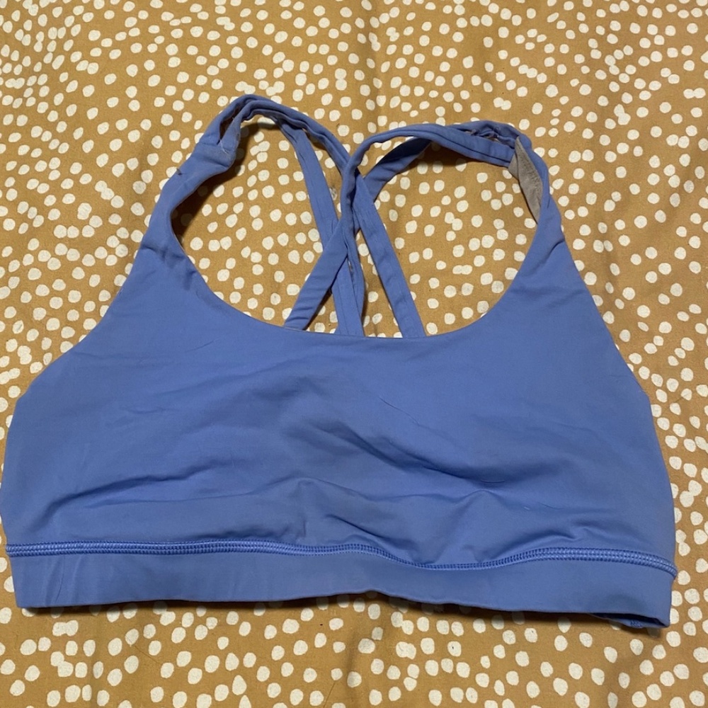 Lululemon Periwinkle Energy Sports Bra; size 10 - VGUC